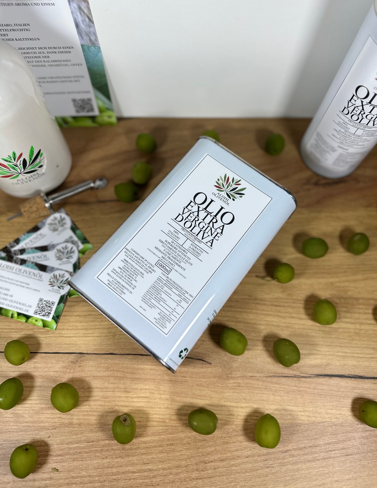 Italienisches Olivenöl Extra Vergine – Kaltgepresst aus Kalabrien (1 l)
