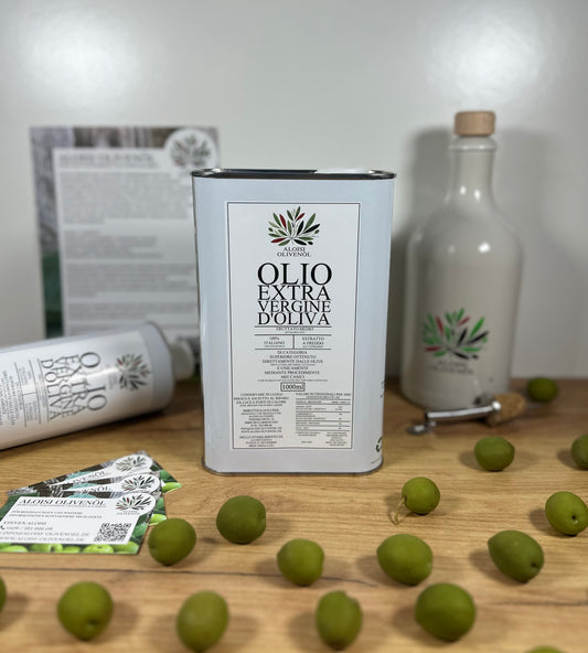 Italienisches Olivenöl Extra Vergine – Kaltgepresst aus Kalabrien (1 l)